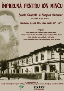 ARCEN aduce Scoala Centrala la Noaptea Muzeelor 2012
